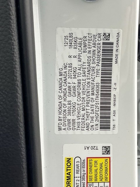 Used 2026 Honda Civic Sport image 25