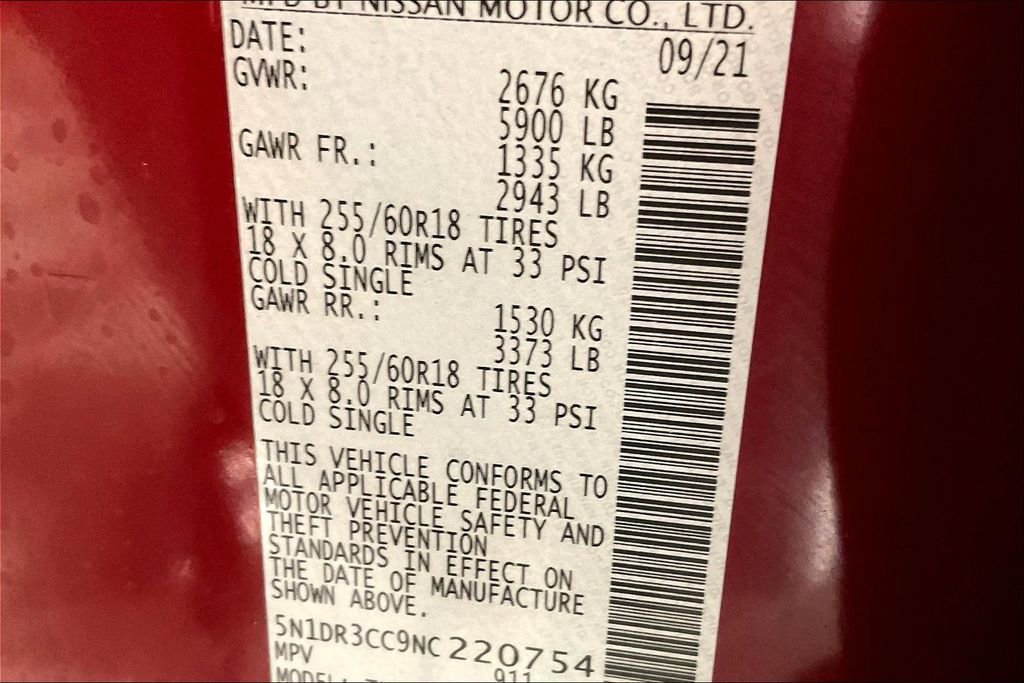 Used 2022 Nissan Pathfinder SL w/ Cargo Package image 44