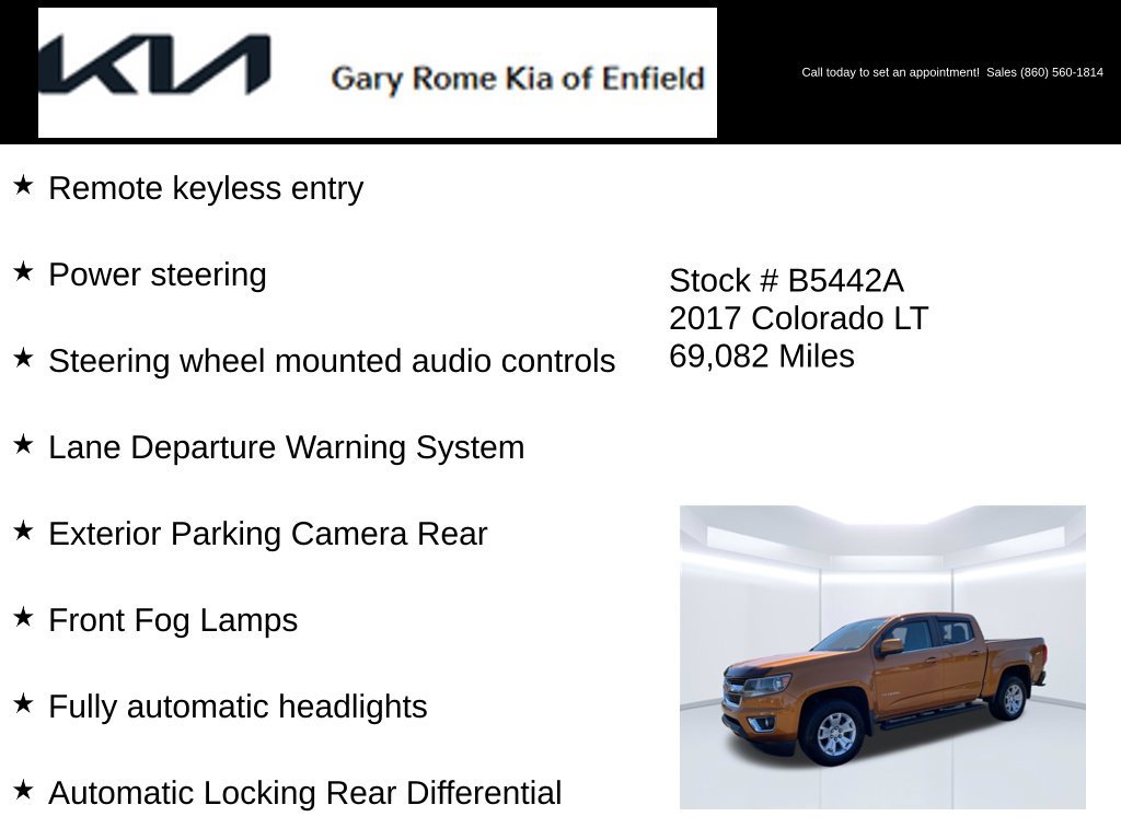 Used 2017 Chevrolet Colorado LT w/ LT Convenience Package RWD image 26