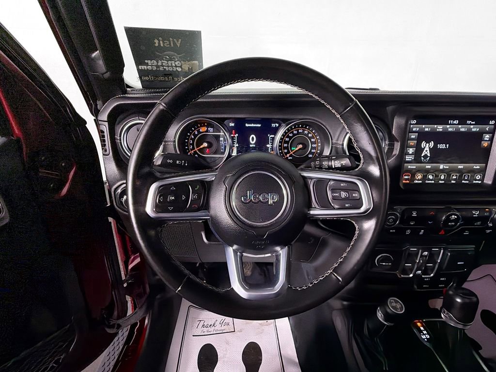 Used 2021 Jeep Wrangler Unlimited Sahara w/ Uconnect 4C Nav & Sound Group image 11