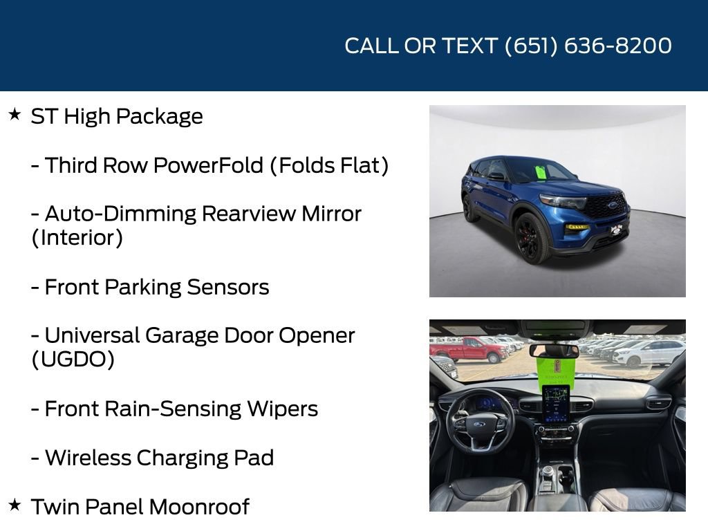 Used 2022 Ford Explorer ST w/ Equipment Group 401A AWD/4WD image 25
