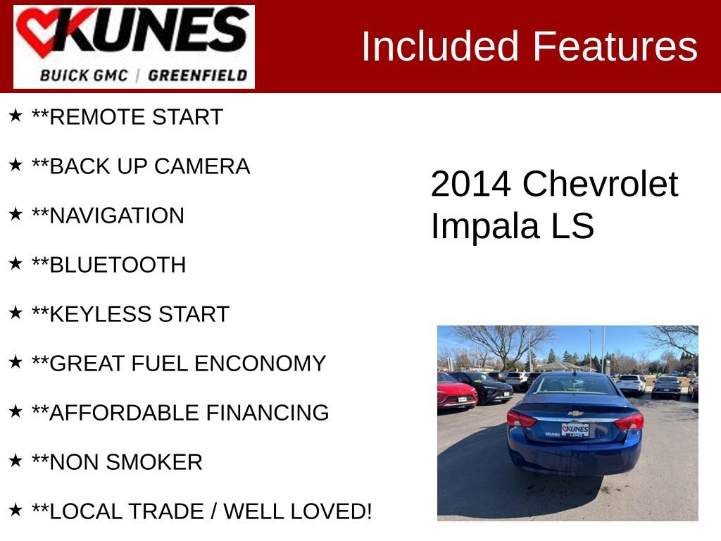 Used 2014 Chevrolet Impala LS image 2