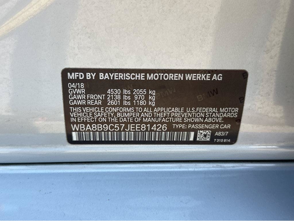 Used 2018 BMW 330i Sedan w/ Premium Package RWD image 40