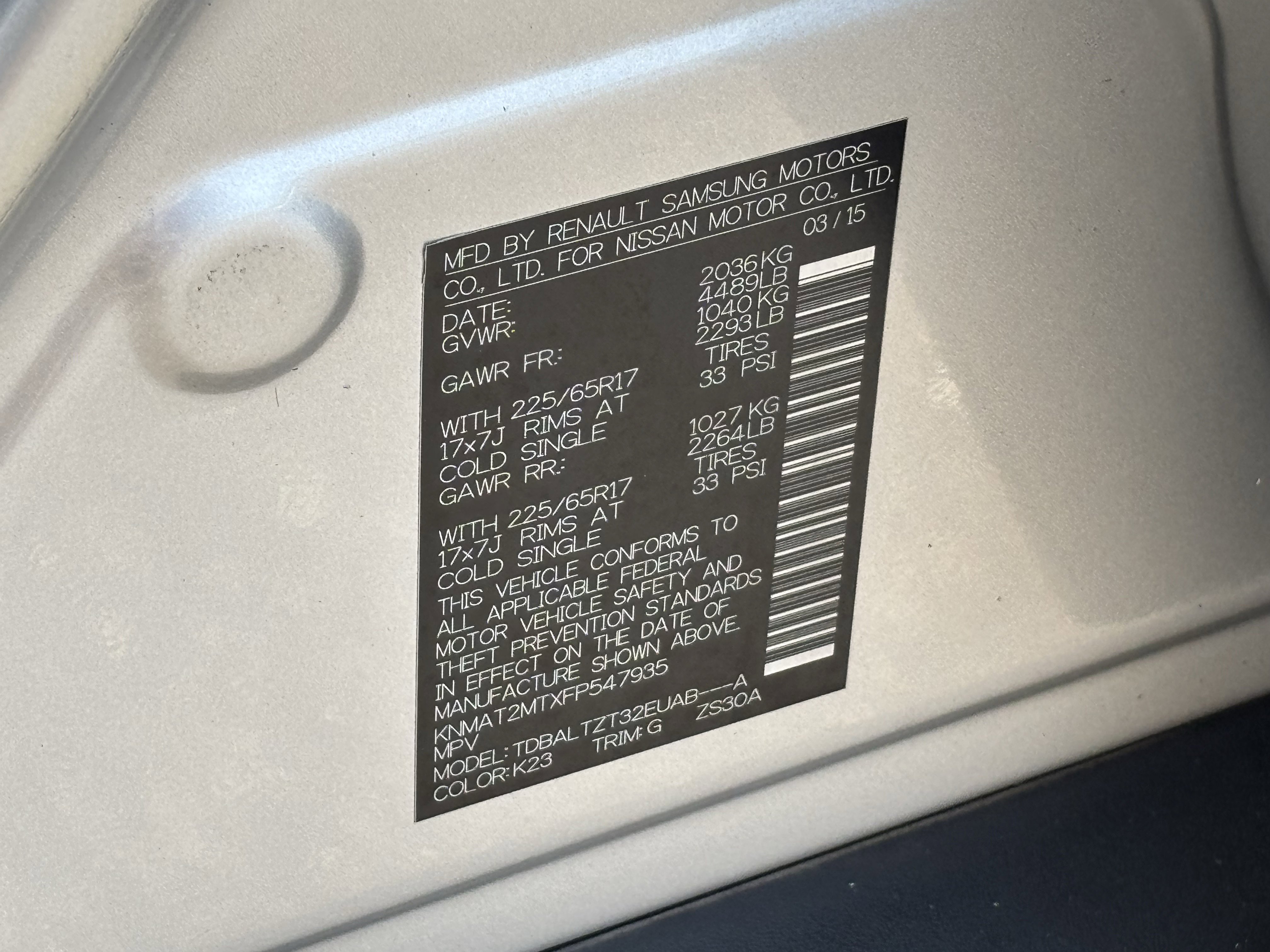 Used 2015 Nissan Rogue SV w/ SV Premium Package image 31