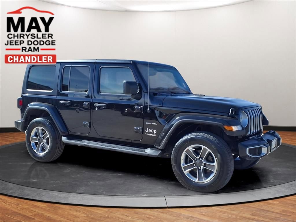 Used 2021 Jeep Wrangler Unlimited Sahara w/ Uconnect 4C Nav & Sound Group AWD/4WD image 16