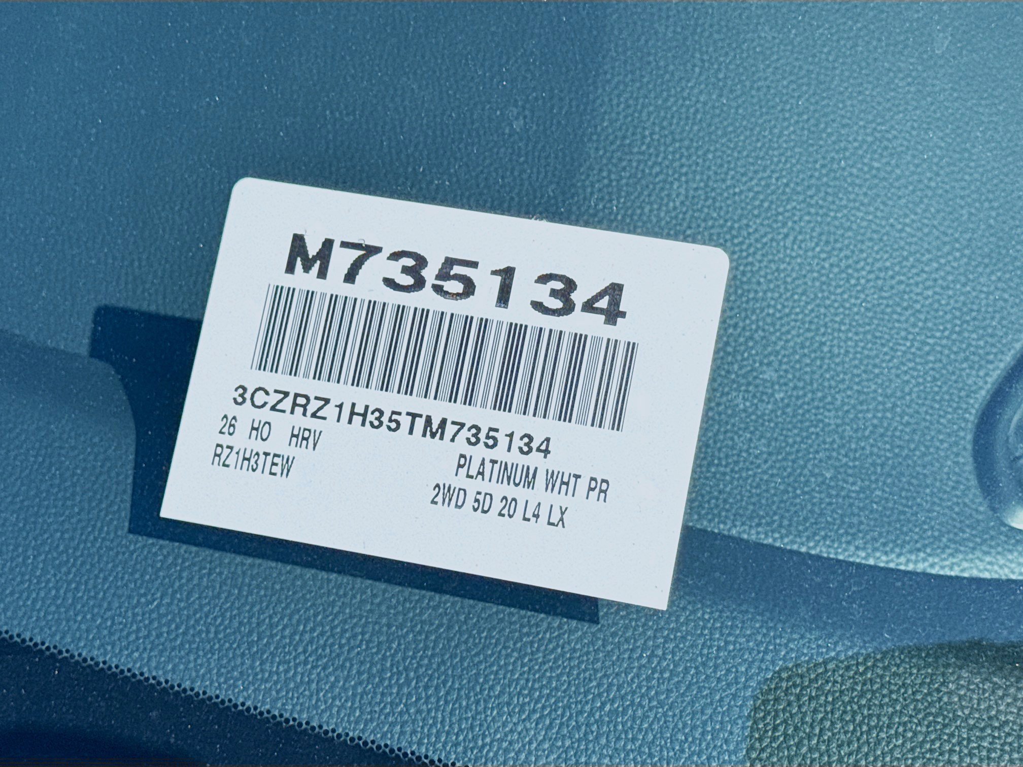 New 2026 Honda HR-V LX image 26