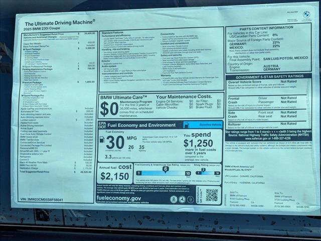 Used 2025 BMW 230i Coupe w/ M Sport Package image 18