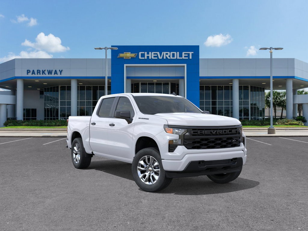 New 2026 Chevrolet Silverado 1500 Custom w/ LPO, Dark Essentials Package RWD image 1