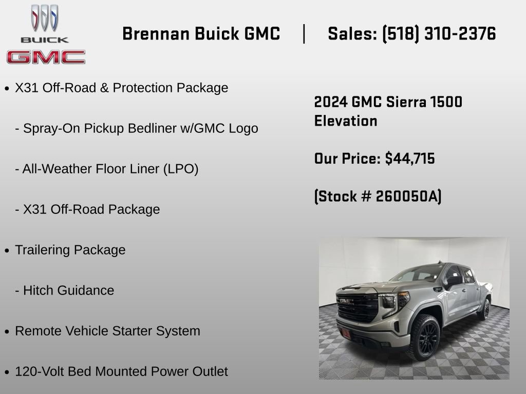Certified 2024 GMC Sierra 1500 Elevation AWD/4WD image 6
