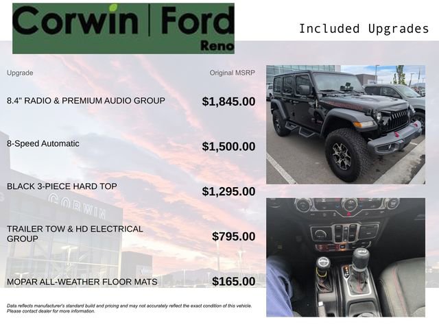 Used 2020 Jeep Wrangler Unlimited Rubicon AWD/4WD image 3