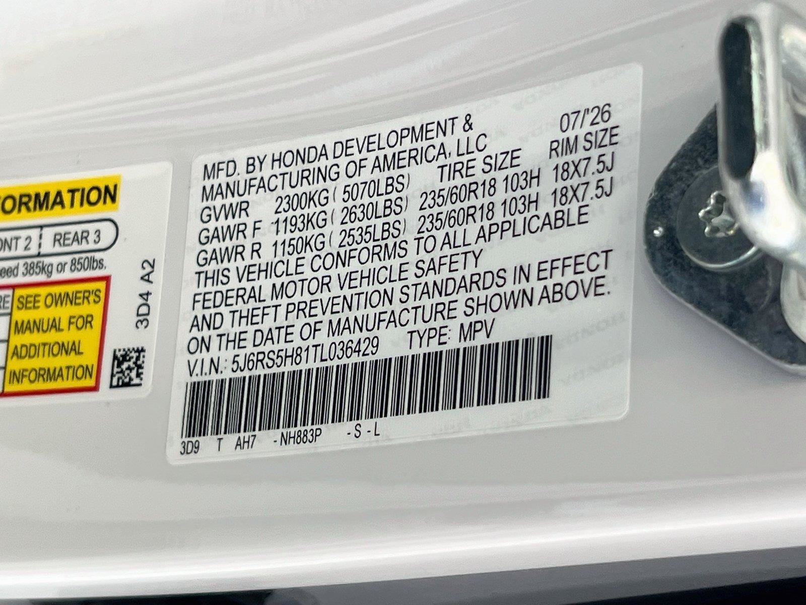 New 2026 Honda CR-V Sport-L image 30