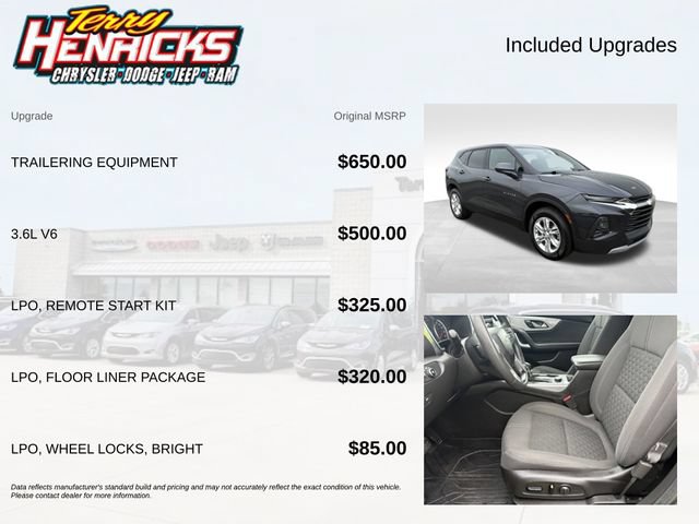 Used 2021 Chevrolet Blazer LT w/ LPO, Floor Liner Package FWD image 8