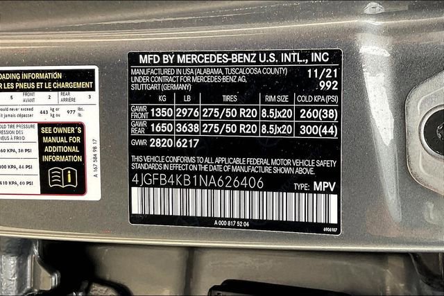 Used 2022 Mercedes-Benz GLE 350 4MATIC w/ Premium Package image 34