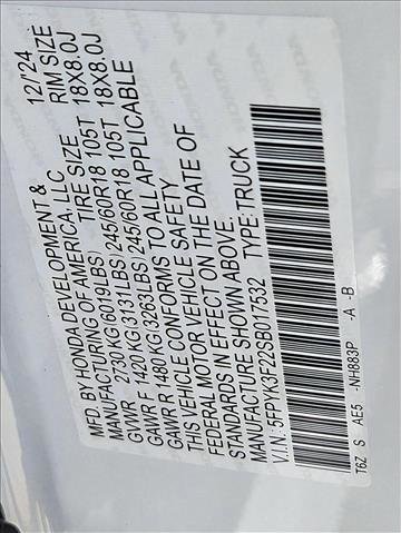 New 2025 Honda Ridgeline Sport+ image 17