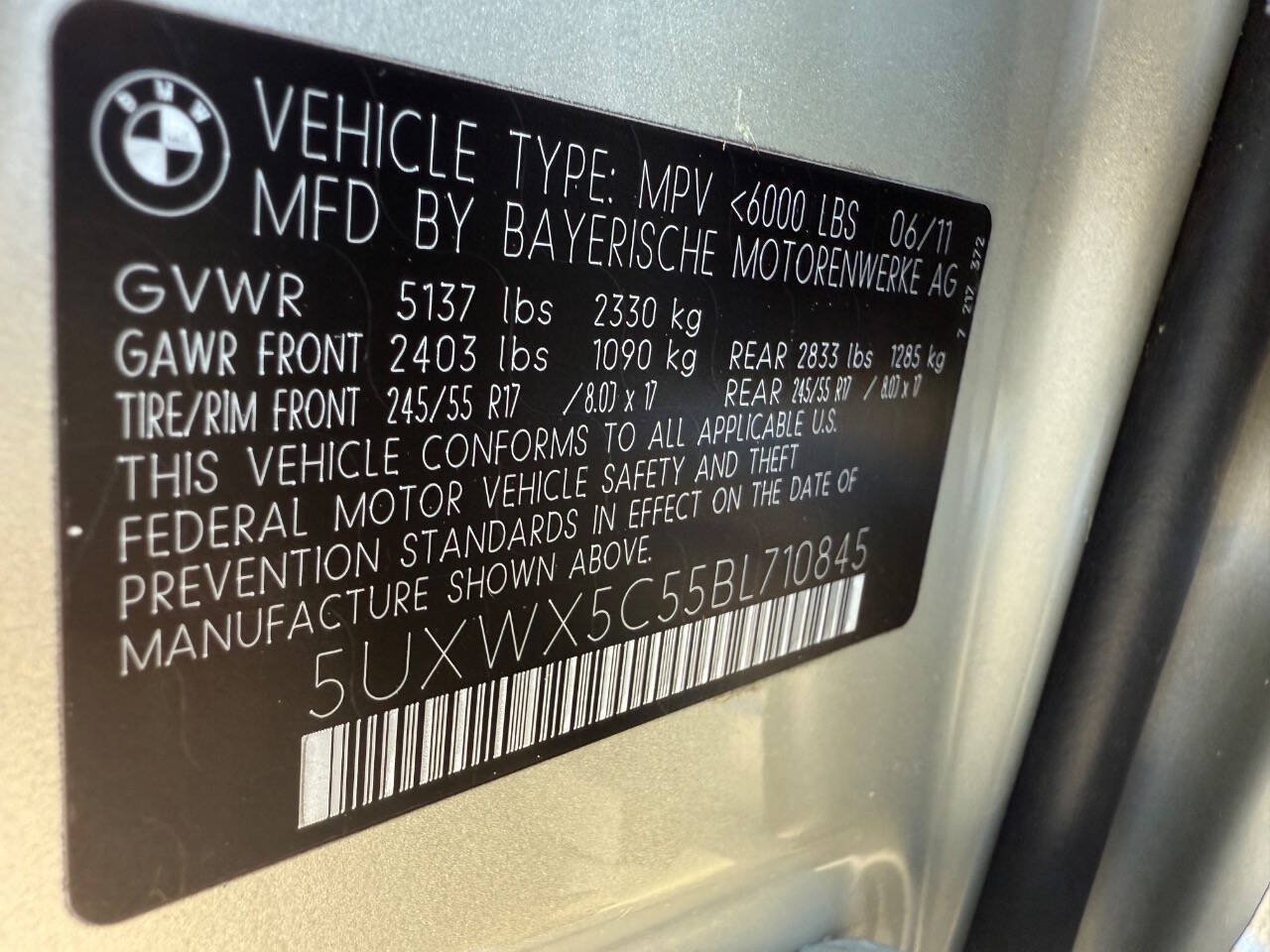 Used 2011 BMW X3 xDrive28i AWD/4WD image 6