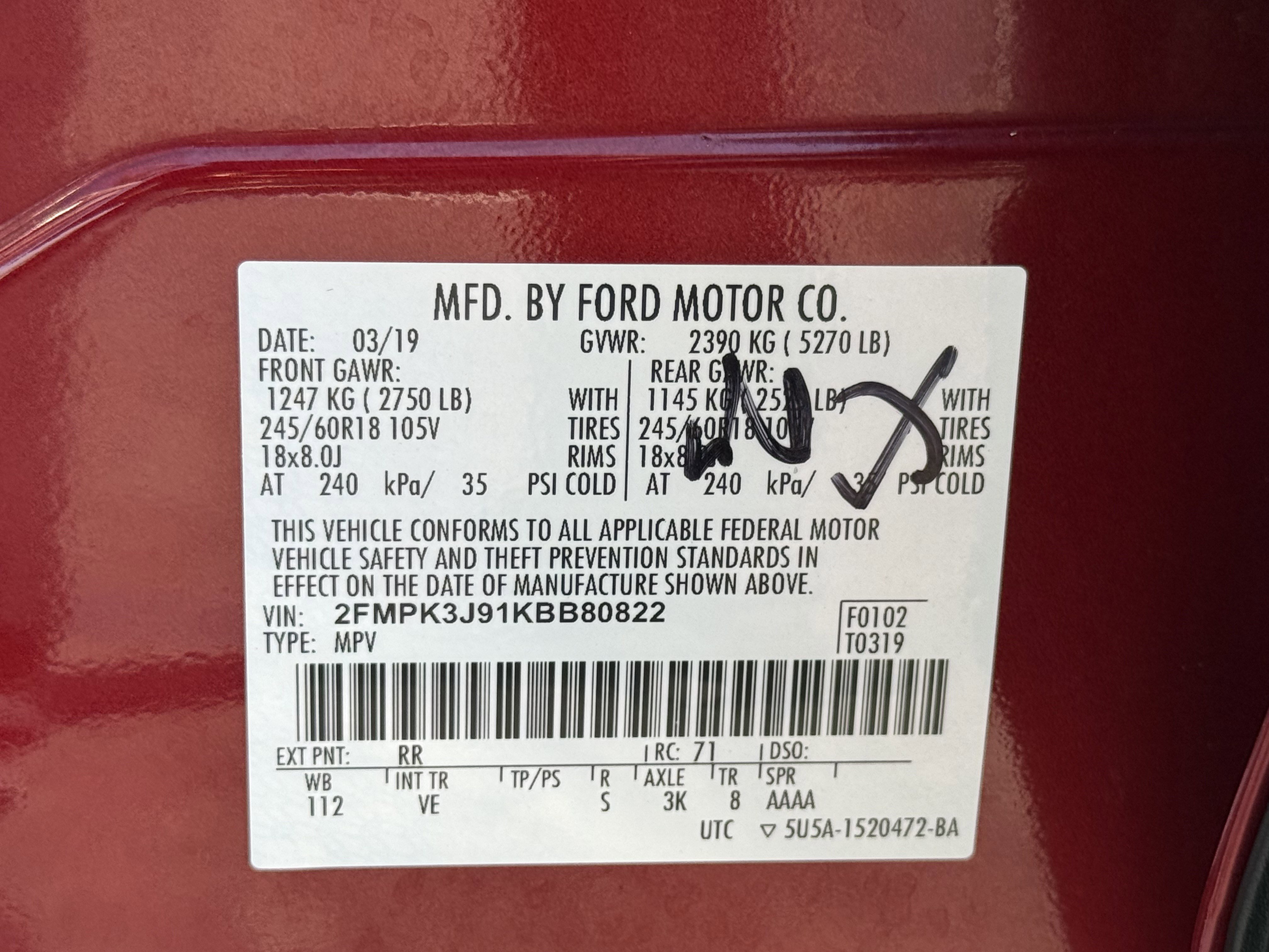 Used 2019 Ford Edge SEL w/ Equipment Group 201A image 30