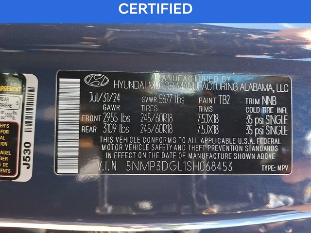 Certified 2025 Hyundai Santa Fe XRT AWD/4WD image 27