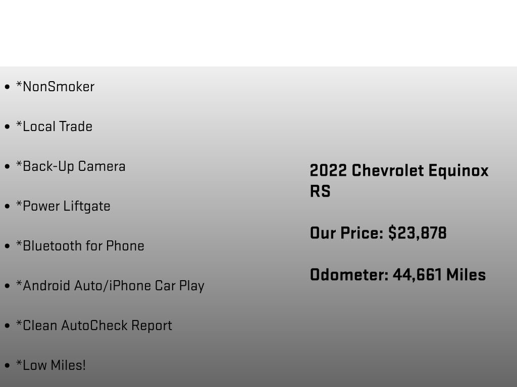 Used 2022 Chevrolet Equinox RS AWD/4WD image 6
