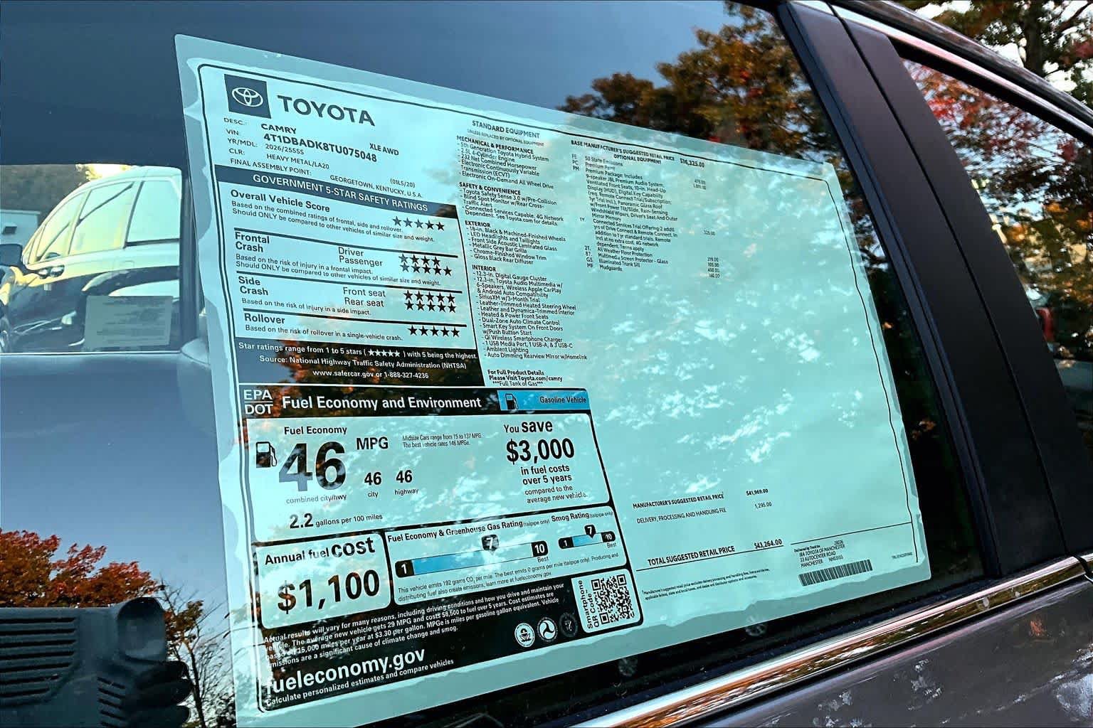 New 2026 Toyota Camry XLE AWD/4WD image 19