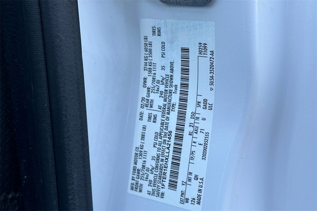 Used 2020 Ford Ranger XL w/ Equipment Group 101A Mid image 33