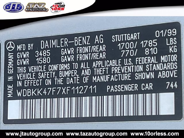 Used 1999 Mercedes-Benz SLK 230 image 14