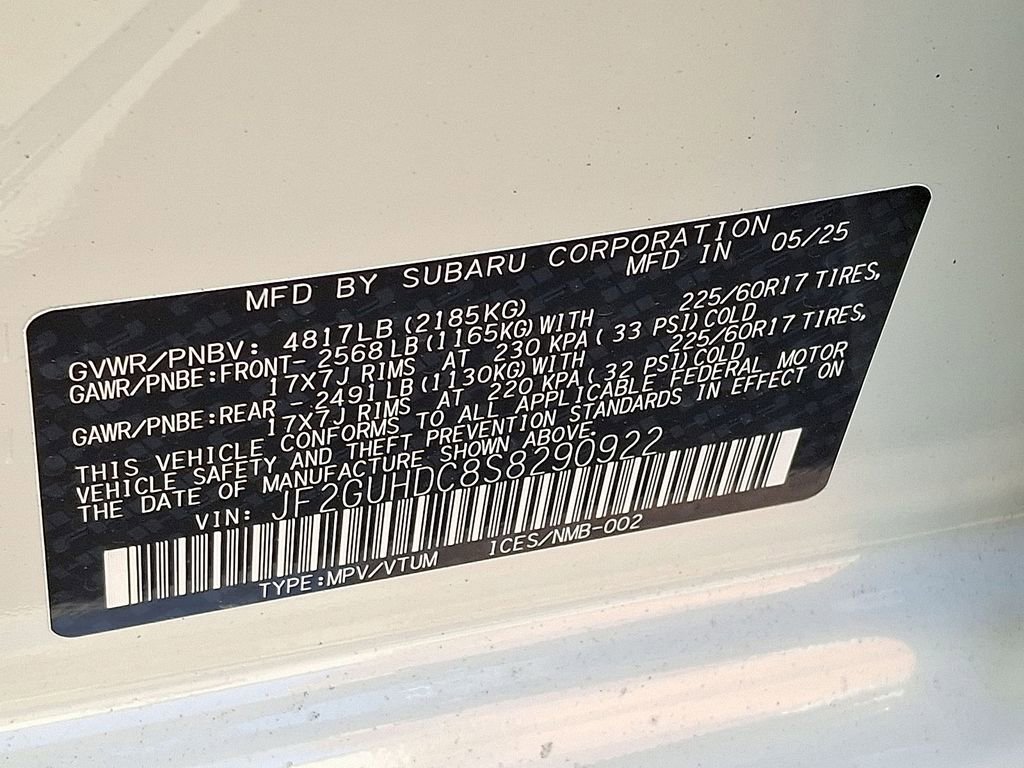 New 2025 Subaru Crosstrek 2.0i Premium image 18