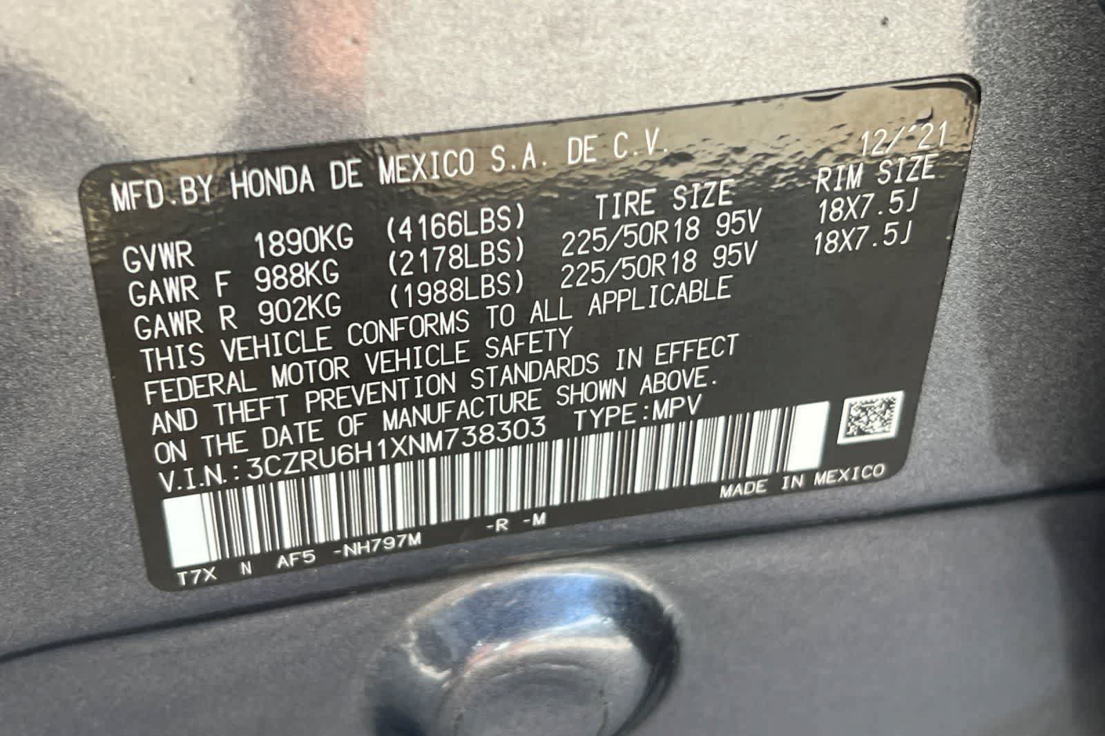 Used 2022 Honda HR-V Sport image 35