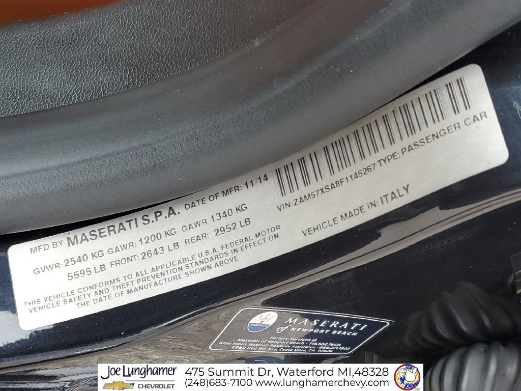 Used 2015 Maserati Ghibli RWD image 34