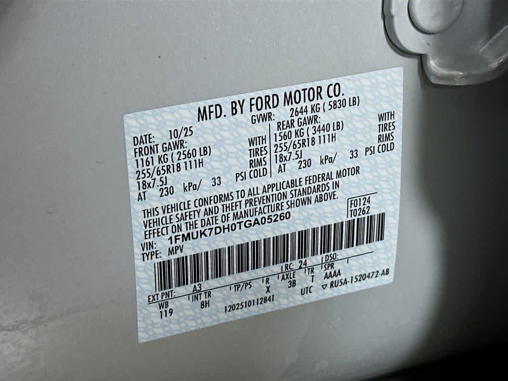 New 2026 Ford Explorer Active RWD image 21