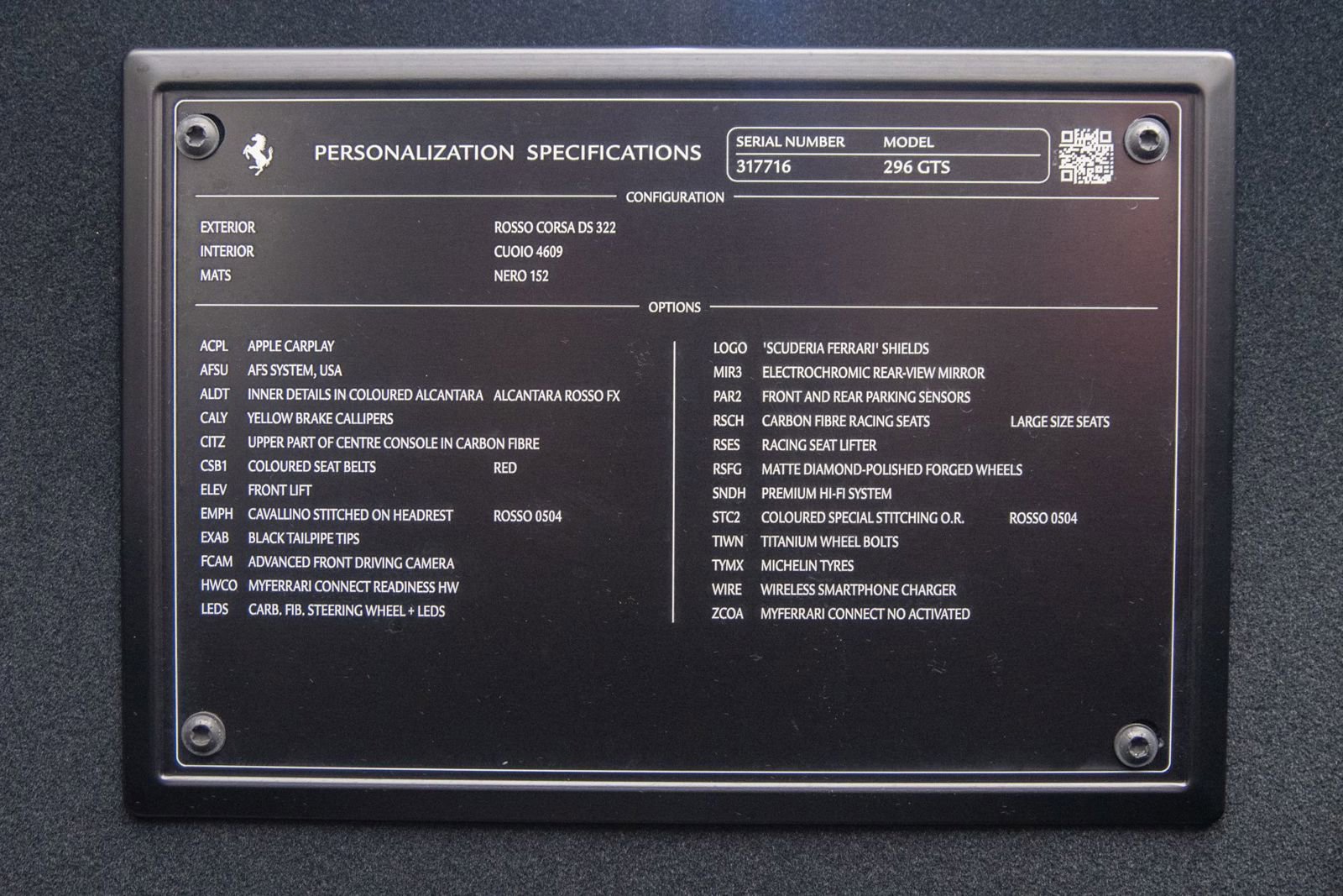 Used 2025 Ferrari 296 GTS RWD image 57