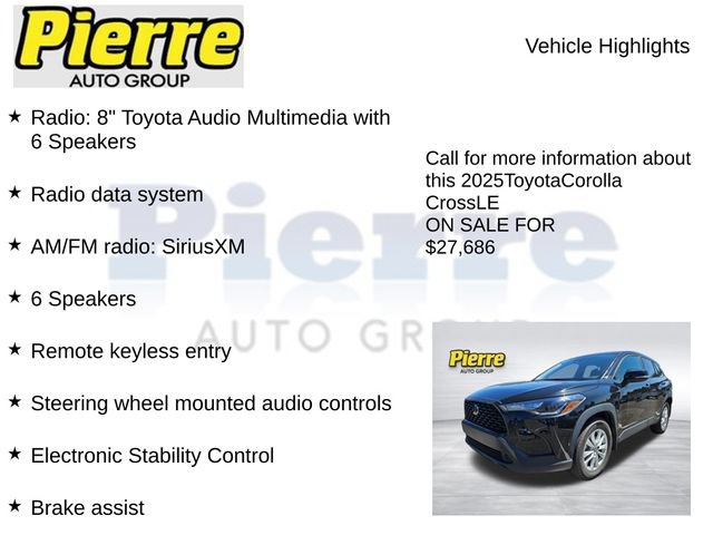 Used 2025 Toyota Corolla Cross LE AWD/4WD image 7