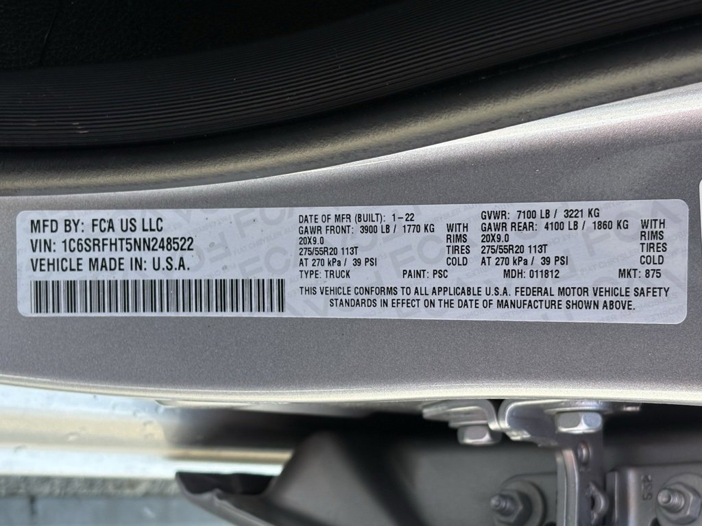 Used 2022 RAM 1500 Limited image 34