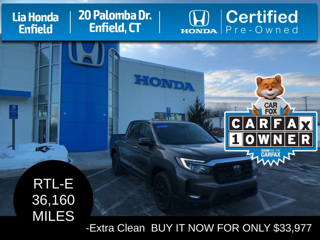 Certified 2022 Honda Ridgeline RTL-E 360° Tour