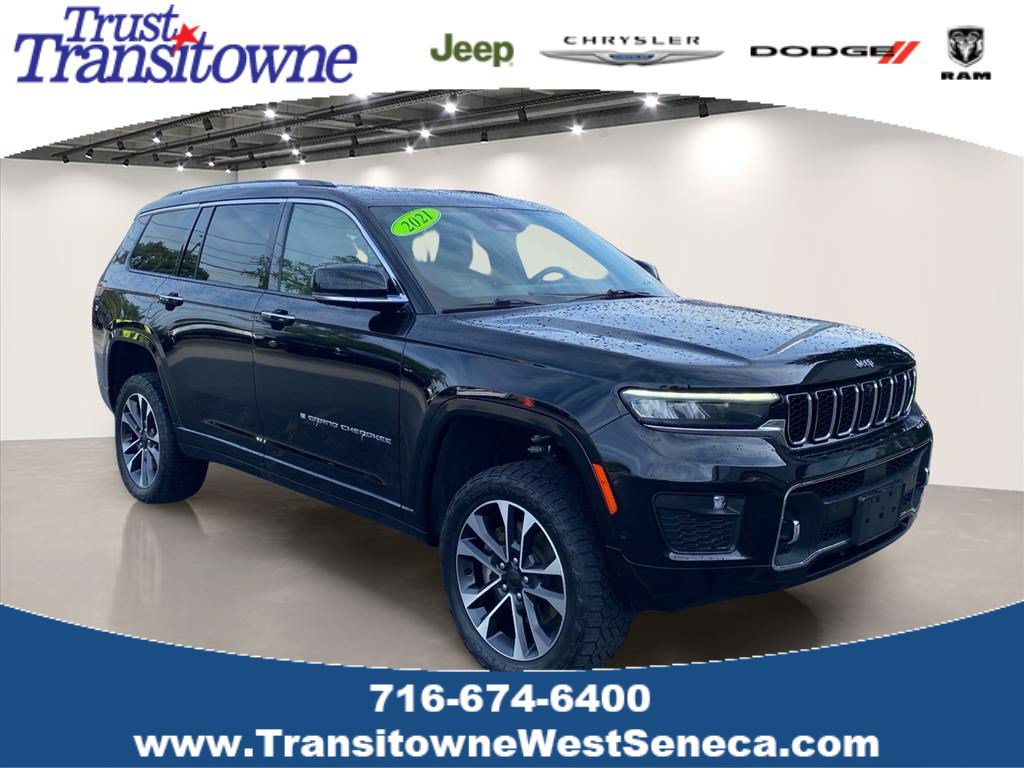 Used 2021 Jeep Grand Cherokee L Overland w/ Advanced Protech Group III AWD/4WD image 1