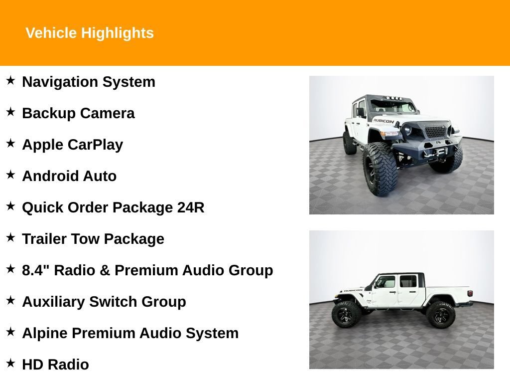 Used 2020 Jeep Gladiator Rubicon AWD/4WD image 2
