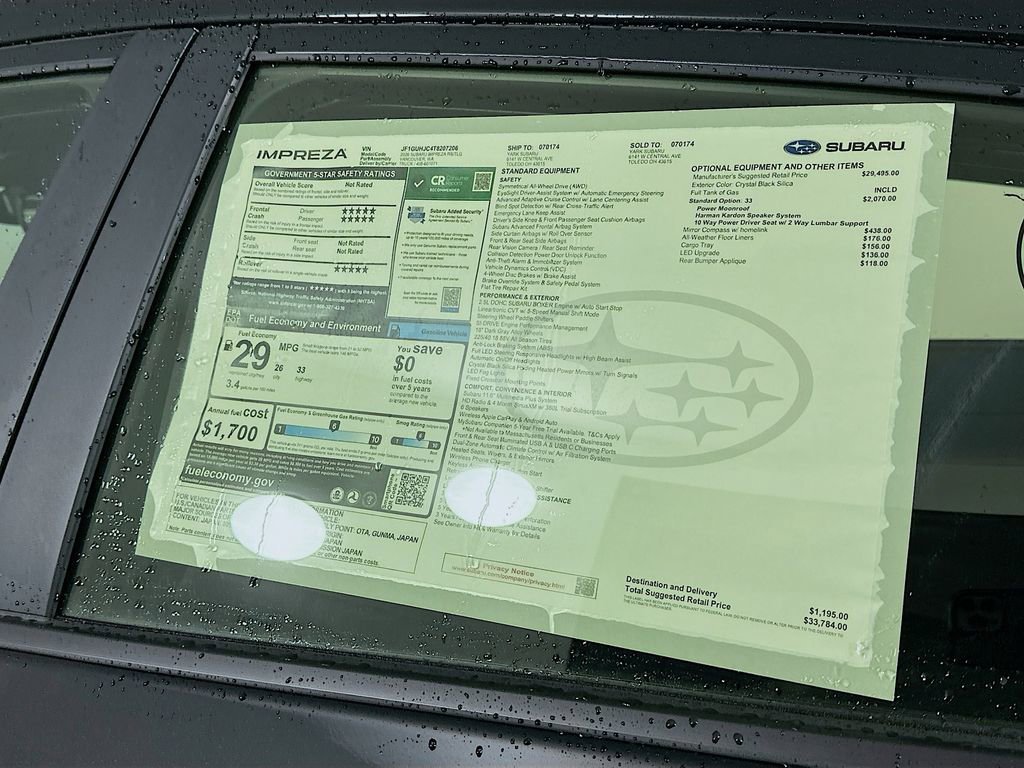 New 2026 Subaru Impreza RS image 12