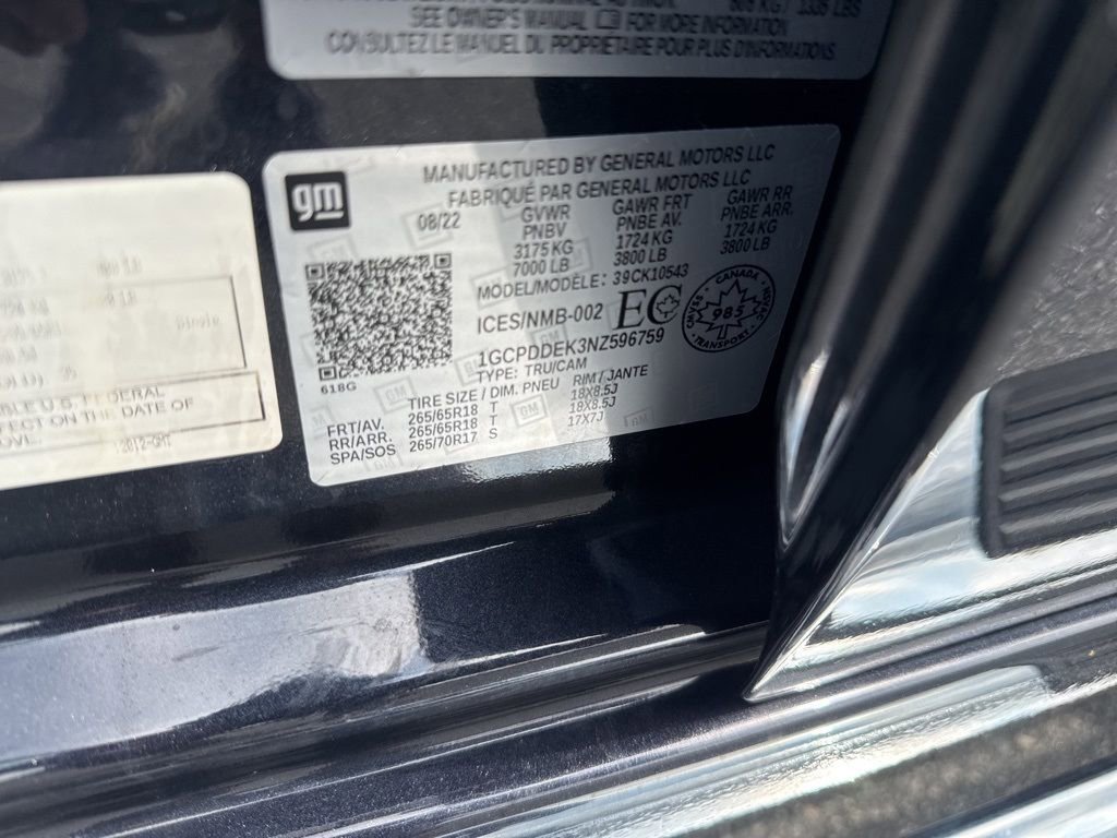 Used 2022 Chevrolet Silverado 1500 LT w/ Protection Package image 38