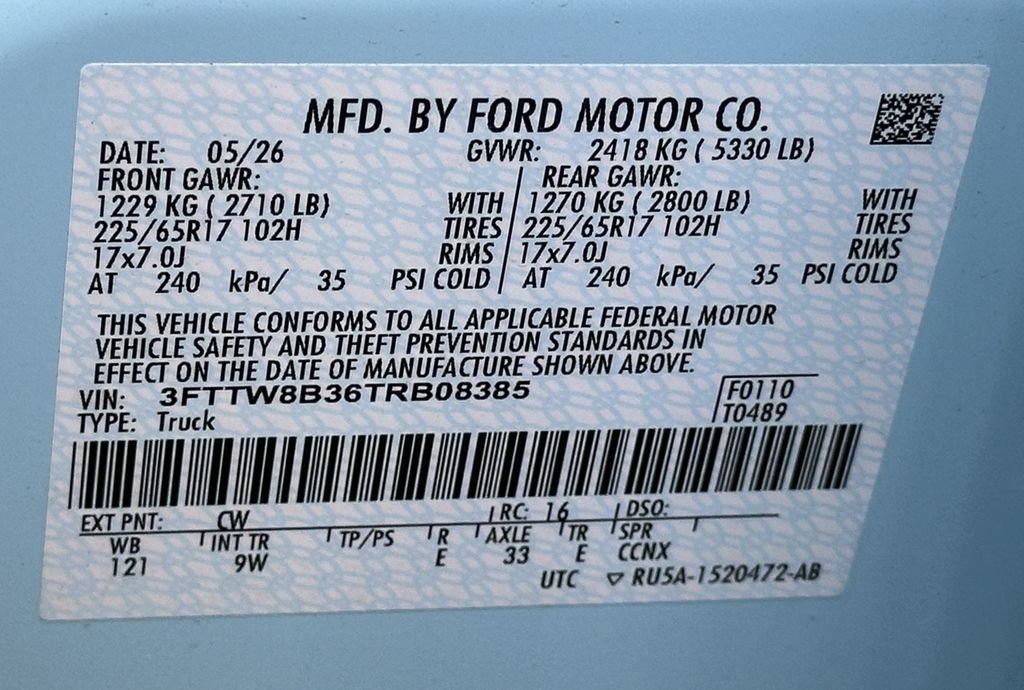 New 2026 Ford Maverick XL w/ Equipment Group 101A AWD/4WD image 41