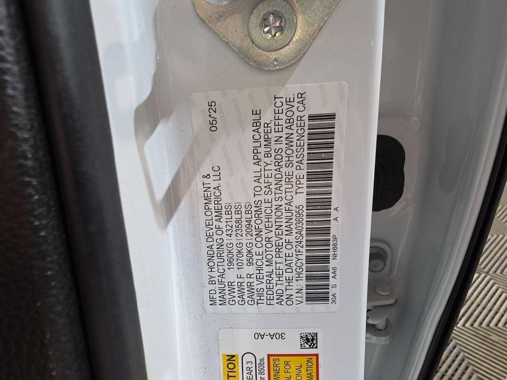 Certified 2025 Honda Accord LX image 25