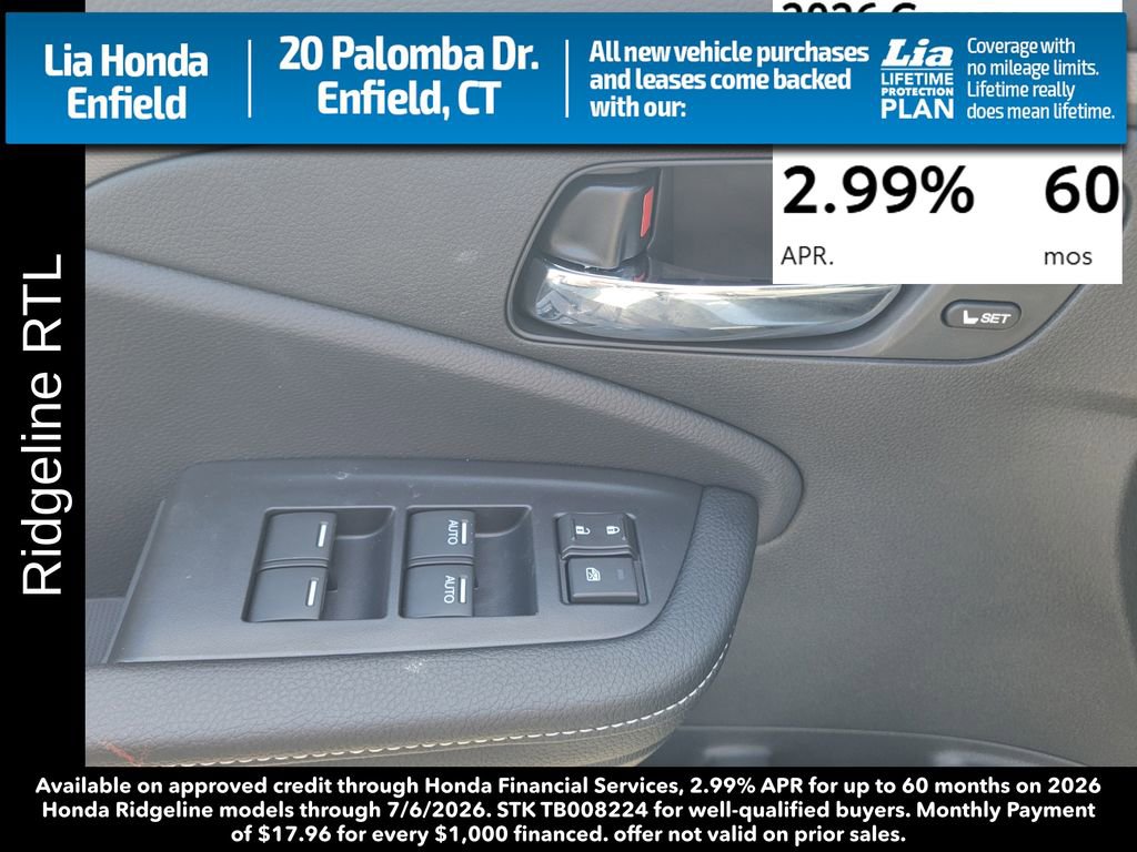 New 2026 Honda Ridgeline RTL image 14