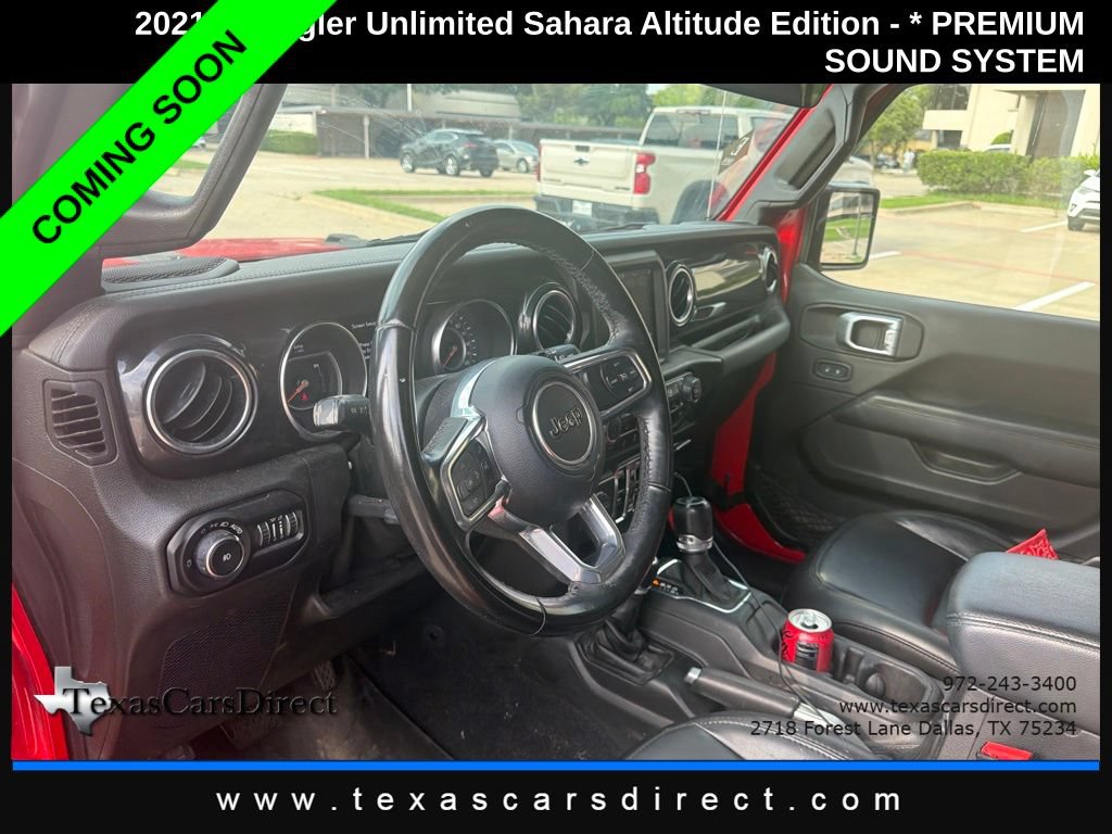 Used 2021 Jeep Wrangler Unlimited Sahara AWD/4WD image 7