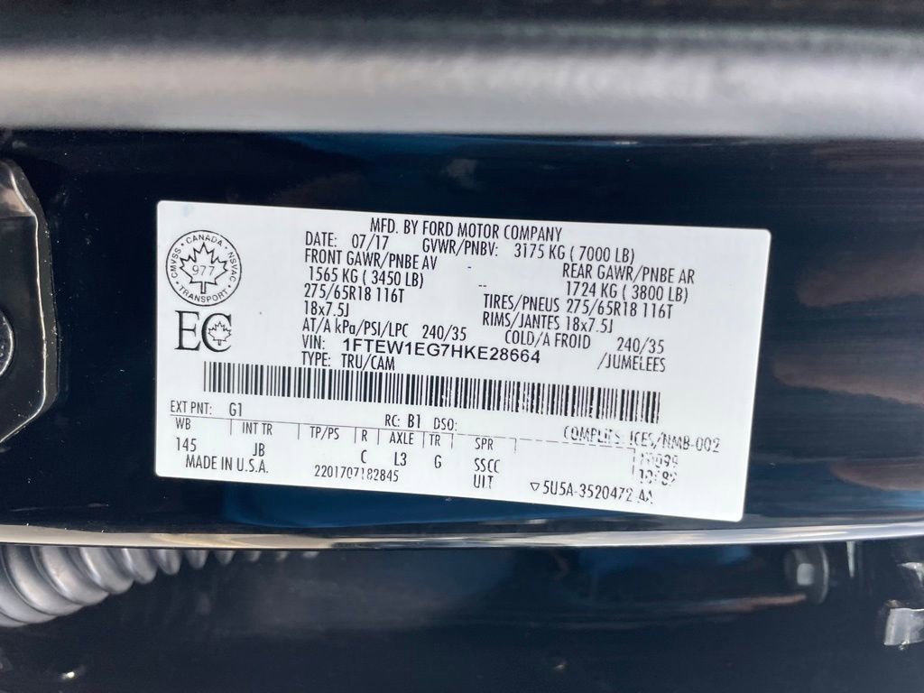 Used 2017 Ford F150 XLT w/ Equipment Group 302A Luxury image 34