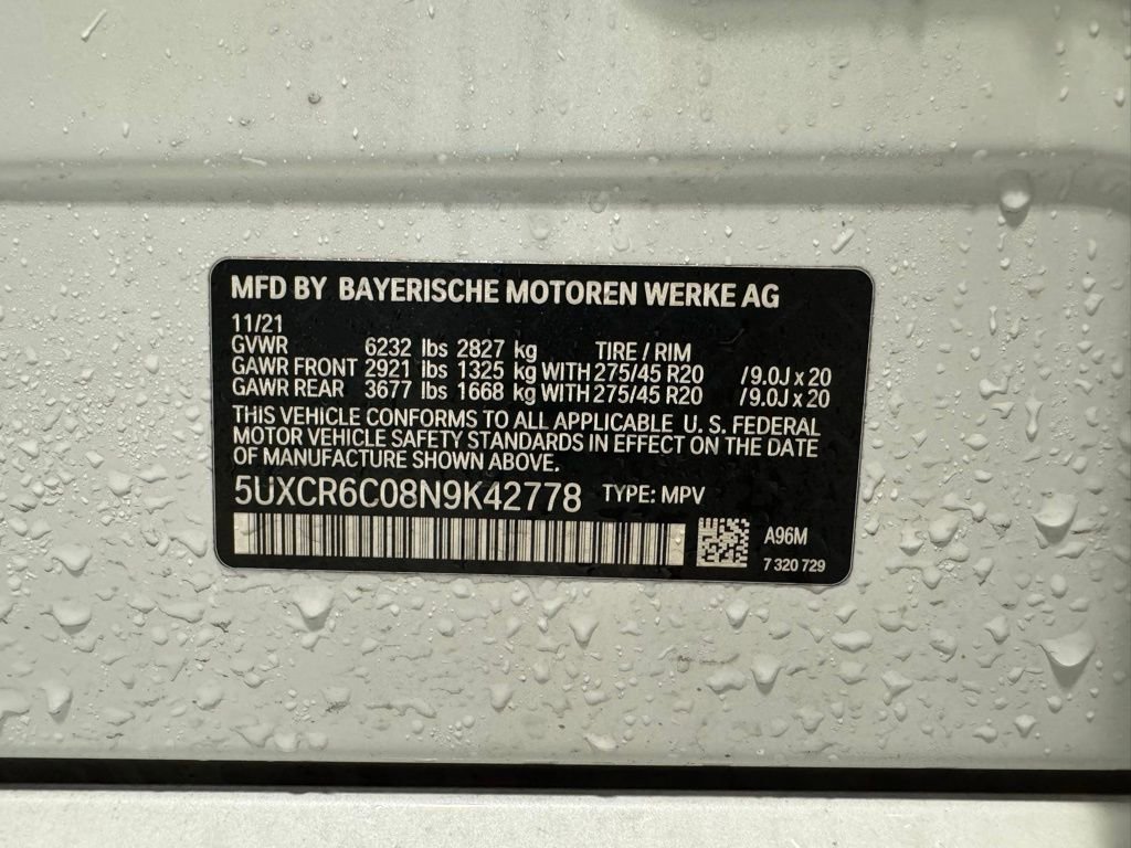 Used 2022 BMW X5 xDrive40i w/ M Sport Package image 31