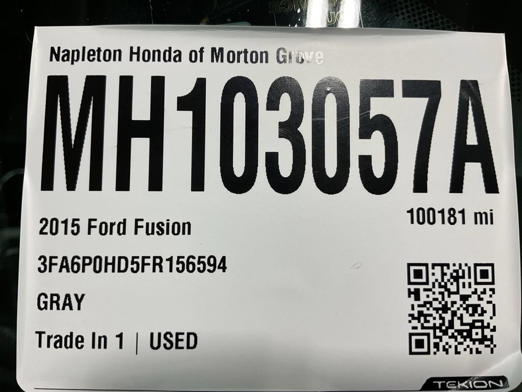 Used 2015 Ford Fusion SE w/ Equipment Group 201A FWD image 34