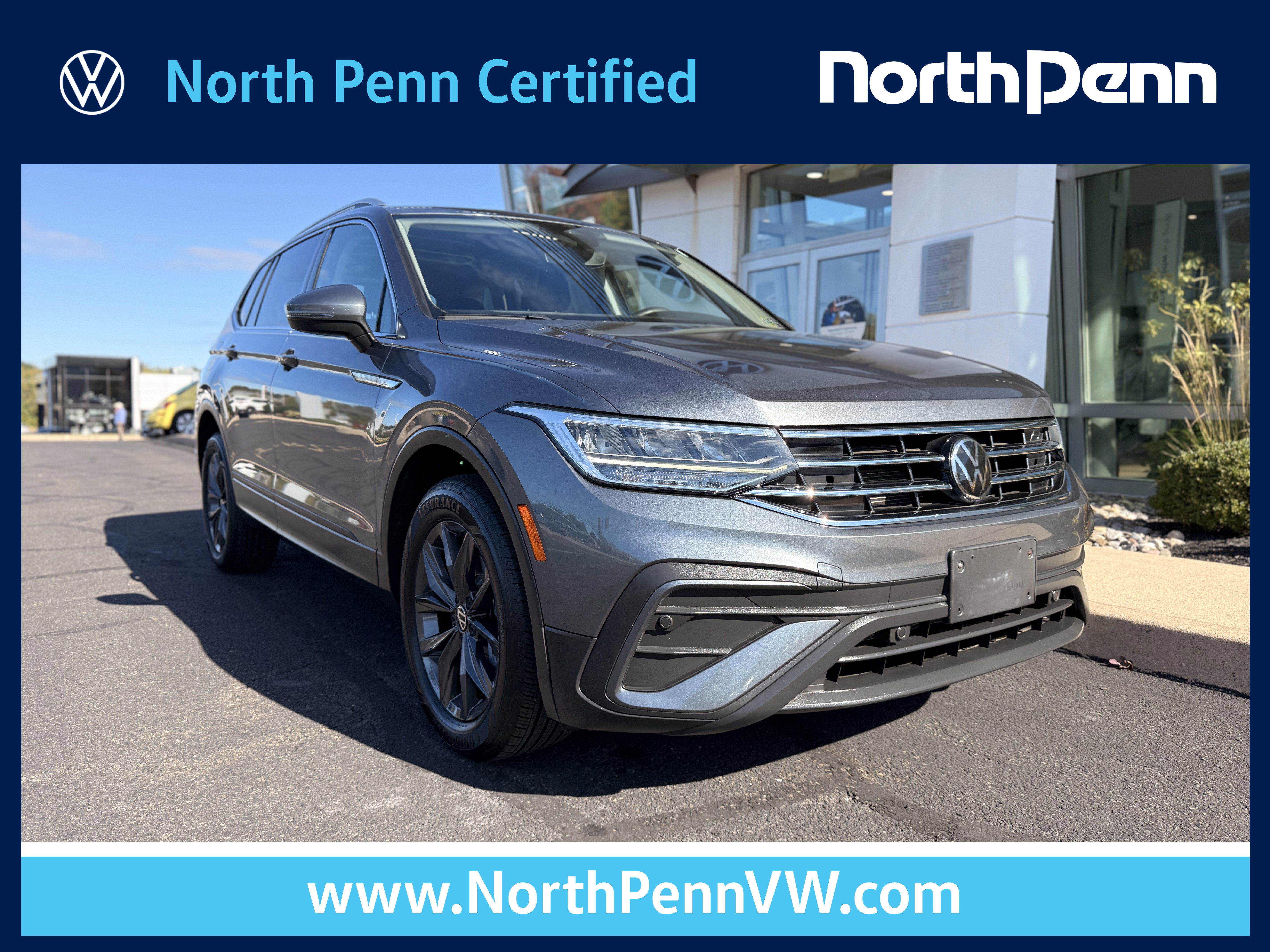 Used 2022 Volkswagen Tiguan SE w/ Panoramic Sunroof Package