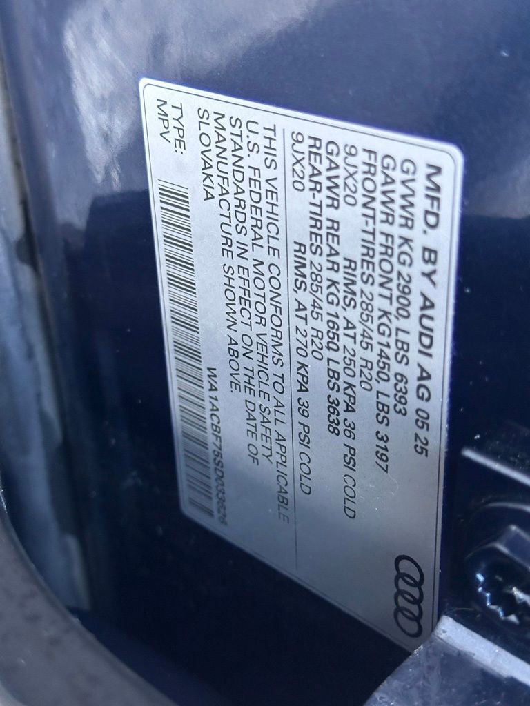 Certified 2025 Audi Q7 2.0T Premium w/ Convenience Plus Package image 20