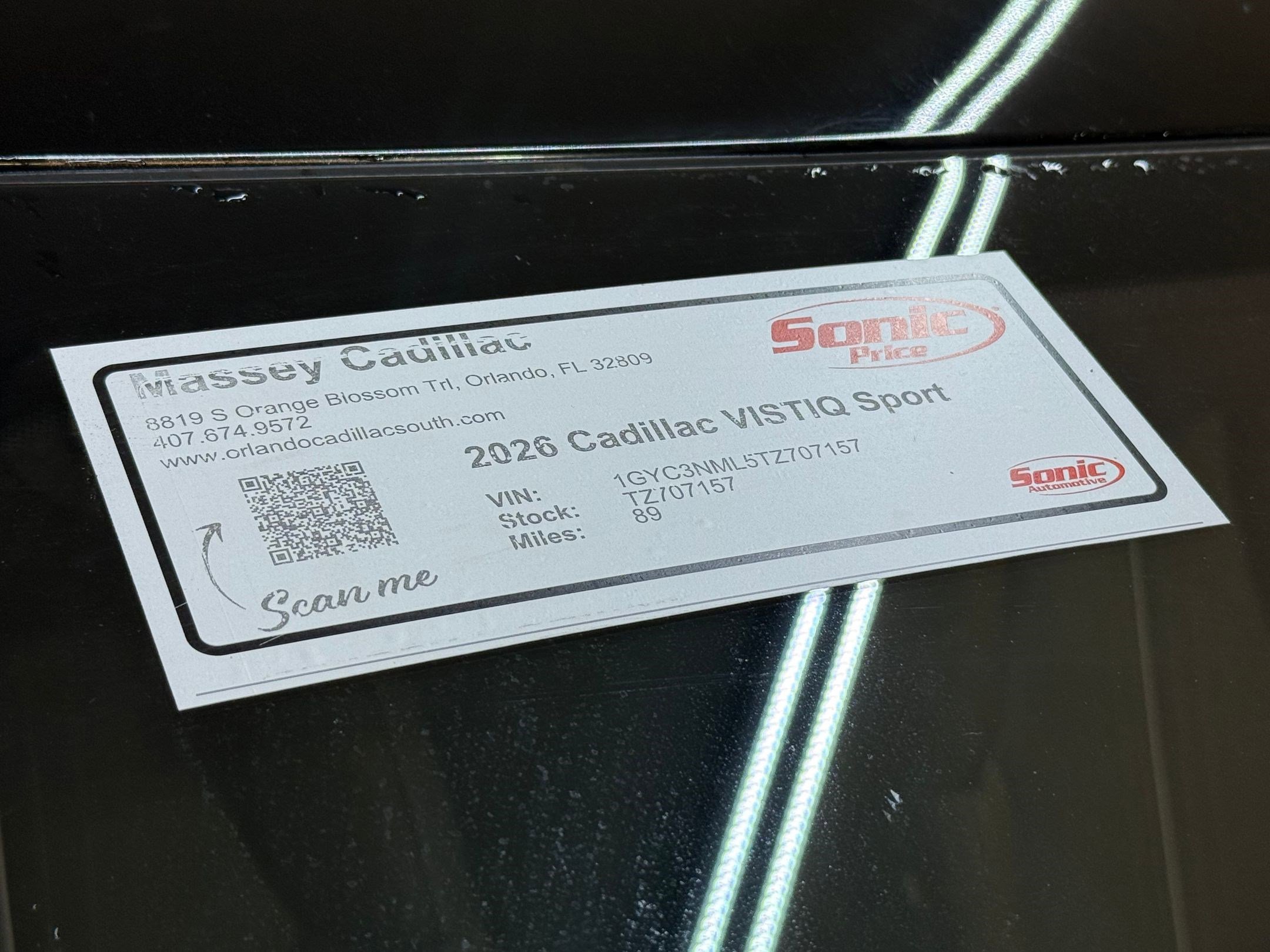 New 2026 Cadillac Vistiq Sport w/ LPO, Floor Liner Package image 58