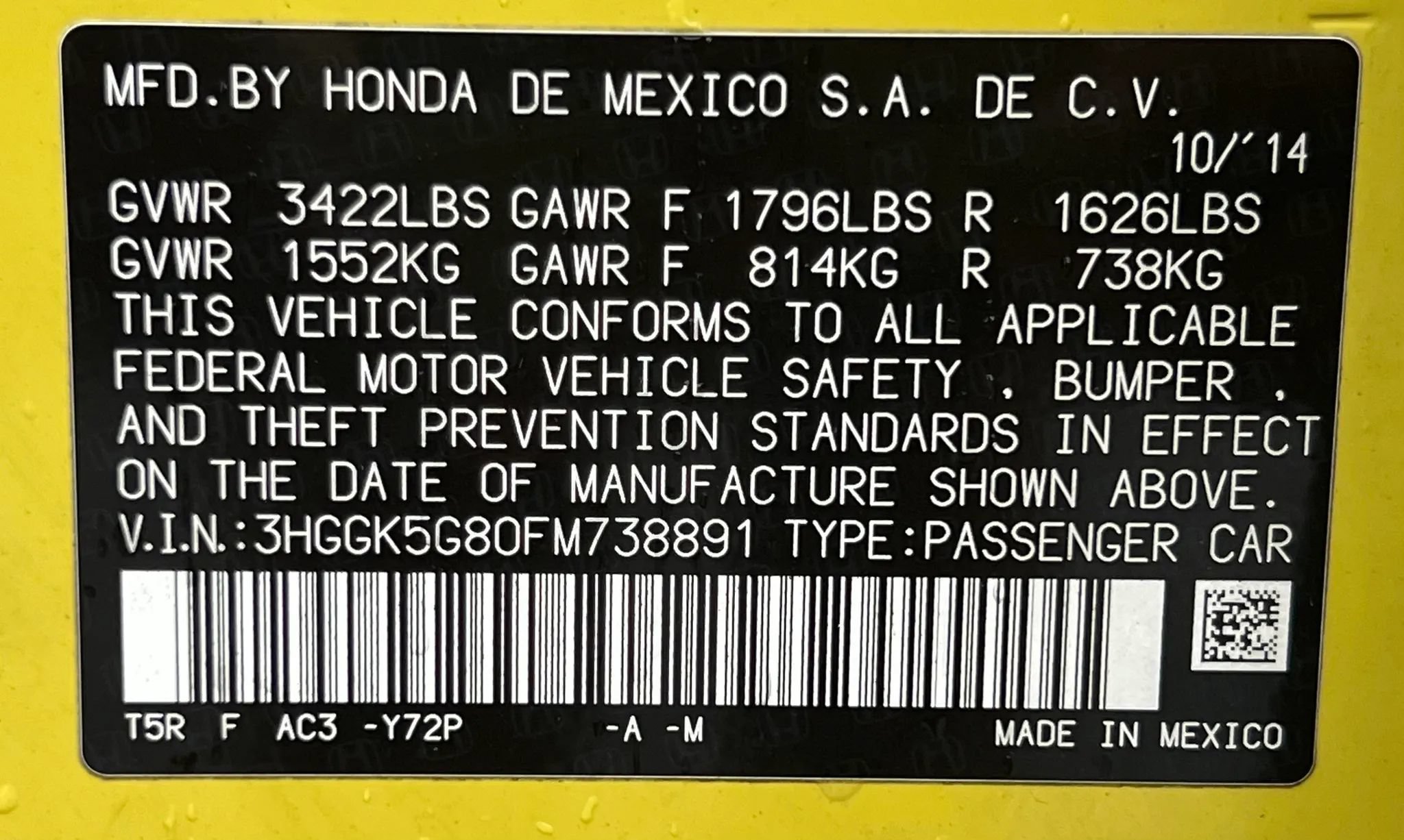 Used 2015 Honda Fit EX image 56