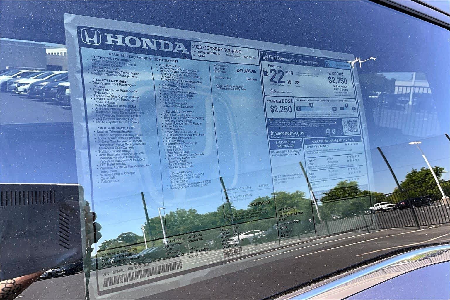 New 2026 Honda Odyssey Touring image 21