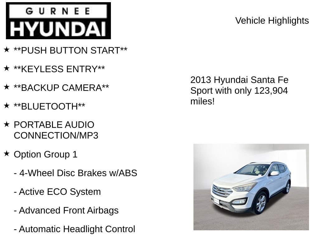 Used 2013 Hyundai Santa Fe Sport 2.0T image 7